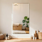 Ruomeng Frameless Mirror for Wall, 55x30 Inch Bathroom Vanity Mirror Farmhouse - Image 9