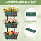 OYEAL Window Boxes Planters Deck Railing Planter Boxes - Image 4