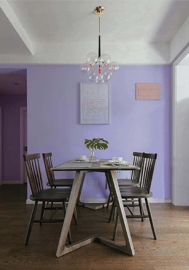118"x17.7" Purple Wallpaper Solid Color Peel and Stick Wallpaper Purple Contact - Image 8