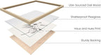HAUS AND HUES Grey Floral Wall Art - Image 2