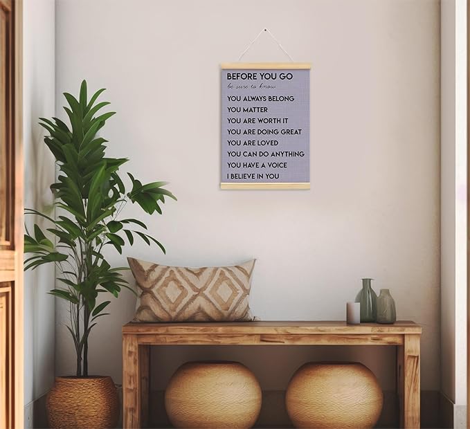 Mental Health Positive Affirmations Inspirational Wall Art Decor, Therapist - Image 4