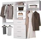 ROOMTEC Modular Closet System, Modern Wooden Tower by ROOMTEC