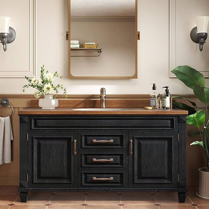 Vinjiasin Black Wallpaper Wood Grain Contact Paper Peel and Stick Wall Paper - Image 9