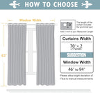 ChrisDowa Brownout Curtains 70 inches Wide - Image 5