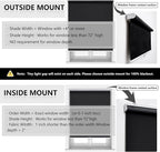 AOSKY Cordless Roller Shades Blackout Blinds - Image 6