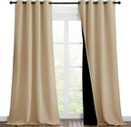 NICETOWN Living Room Completely Shaded Draperies, Privacy Protection & Noise by NICETOWN
