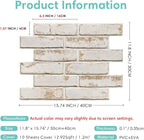 Commomy 3D Peel and Stick Brick, Ultralight Thin PVC Faux Brick Wall Panels - Image 5