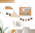 Double-Sided Cork Board for Wall, Picture Display Vision Board Corkboards for - Image 5