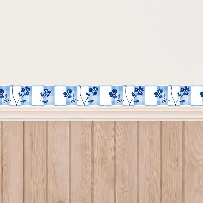 HOMETITUTE Wallpaper Border 4x196 Inch Peel and Stick PVC Wall Border Wallpaper - Image 6