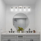 Ascher Bathroom Light Fixtures, 5-Light Vanity Lights - Image 9