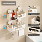 Voldra Shower Caddy Suction Cup, Shower Shelves - Image 2