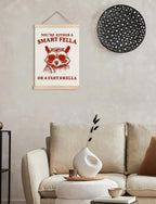 Foritho Funny Raccoon Meme Wall Art Poster Framed, Retro Sarcastic Trash Panda - Image 4