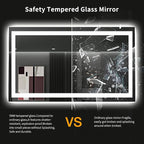 LOAAO 48"X28" LED Bathroom Mirror - Image 8