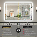 40x32 Inch LED Bathroom Mirror - Image 8