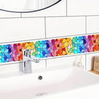 IVN Wallpaper Border Peel and Stick Decorative Wall Trim Self Adhesive Vibrant - Image 5