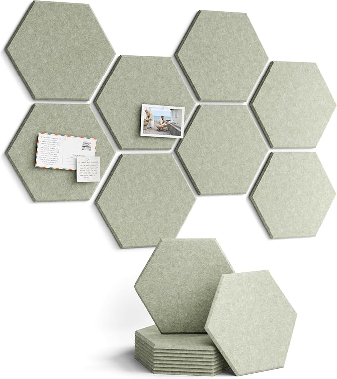 Fluxynara Hexagon Cork Board Alternative by FLUXYNARA