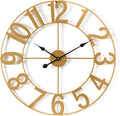 Sorbus Gold Metal Wall Clock by Sorbus