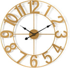 Sorbus Gold Metal Wall Clock by Sorbus