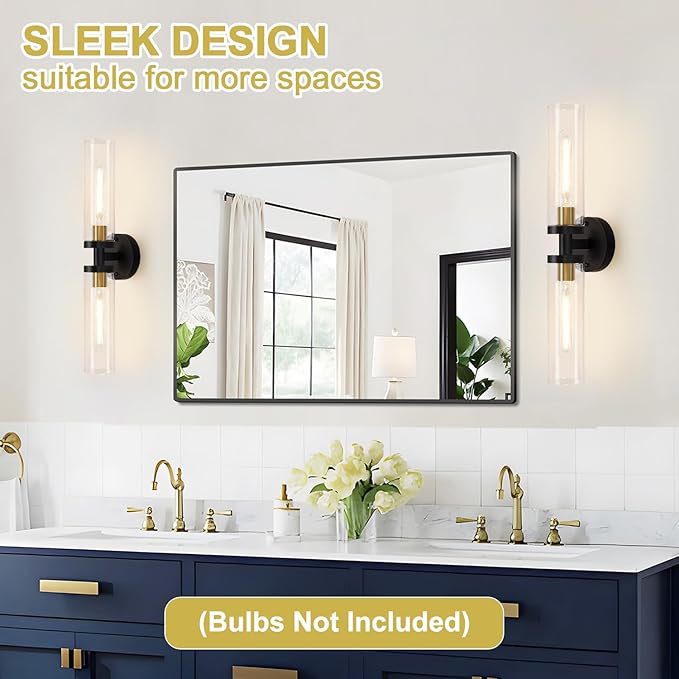 Indoi Hardwired Wall Sconces Set of Two, Modern Sconces Wall Decor Set of 2 - Image 7