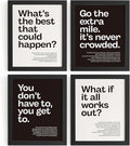 DSHFG Motivational Office Wall Art Decor Prints Set of 4, 8x10 Unframed by Unknown