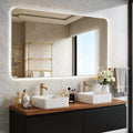 EOGOW Backlit Mirror for Bathroom, Stepless Dimmable, 3 Color Lights, High Lumen by EOGOW