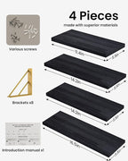 BAYKA Floating Shelves for Bedroom Decor, Wall Shelves for Storage, Wall - Image 8