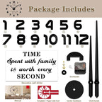 VANGOLD Large Wall Clocks for Living Room Decor, Decorative Wall Clocks Battery - Image 5