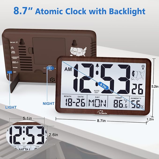WallarGe Atomic Wall Clock - Image 2