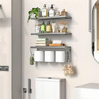 Floating Bathroom Shelves Wall Mounted - Image 2