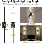 Rechargeable Wall Sconce Set of 2: 10000mAh Battery Operated Wall Sconce - Image 2