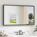 Keonjinn 40 x 24 Inch Black Bathroom Mirrors by Keonjinn