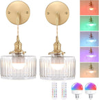 Shenmoyl Battery Operated Wall Sconce by Shenmoyl