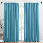 NICETOWN 2 Panels Blackout Curtains, Rod Pocket Thermal Insulated Drapess by NICETOWN