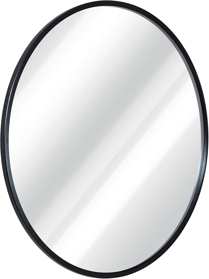 HBCY Creations Round Mirror, Living Room and More, Modern Minimalist Mirror - Image 8