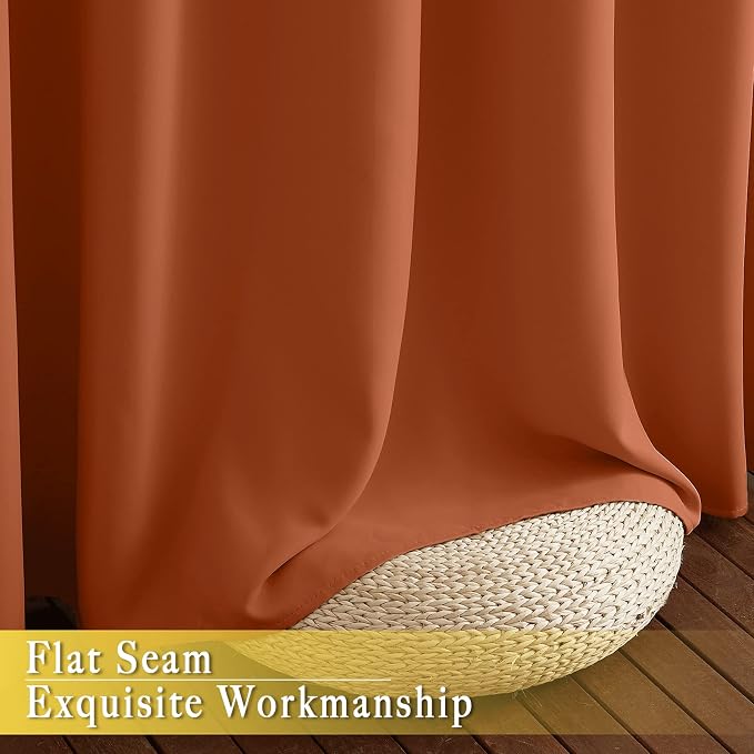 NICETOWN Room Divider Curtain 84 inch Length, Grommet Privacy & Noise Reducing - Image 7