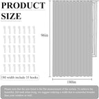 RYB HOME Extra Wide Blackout Curtain - Image 7