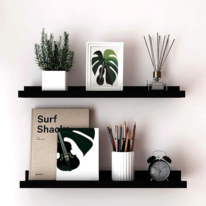 Long Floating Shelves for Wall Decor, Long Wall Mounted Storage Shelf for by Unknown