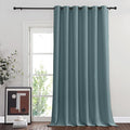 NICETOWN Greyish Blue Sliding Door Curtain by NICETOWN