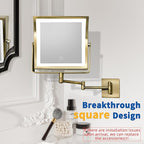 Ruacq Rechargeable Wall Mounted Makeup Mirror - Image 2