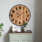 EMAX HOME Large Old Town Farmhouse Wall Clock 20 Inches - Image 3