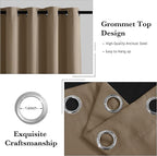 RYB HOME 100% Blackout Door Curtain - Image 6