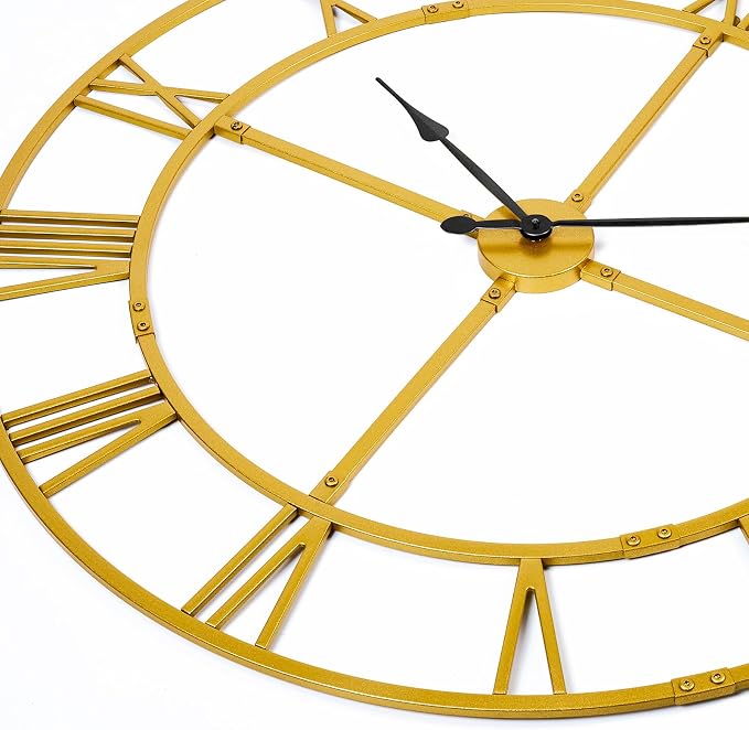 40 Inch Large Wall Clock for Living Room Decor – Easy-Assembly Silent - Image 3