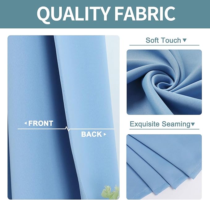 ChrisDowa Blackout Curtains 102 Inches Long - Image 3