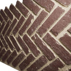 EverStone Herringbone Faux Brick Panel, 46 1/2"W x 25 1/4"H x 1"D, Old Town - Image 7
