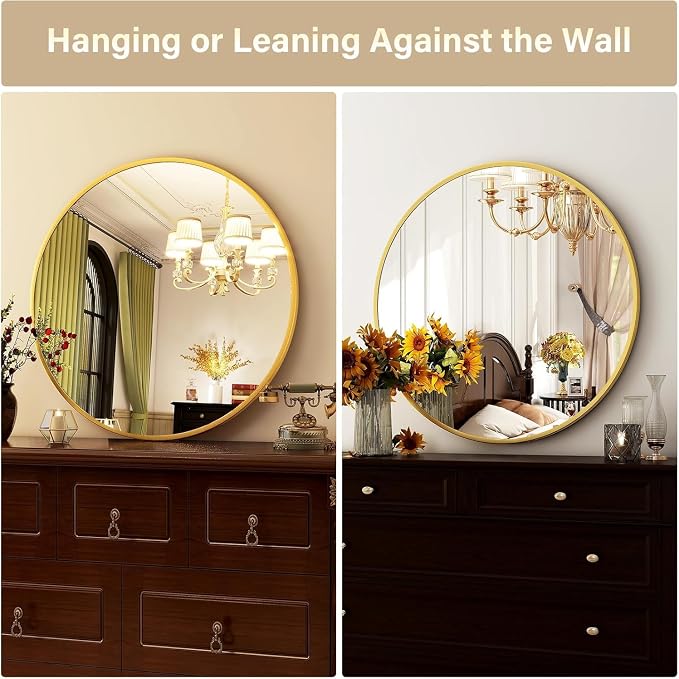HARRITPURE 28" Round Mirror - Image 4