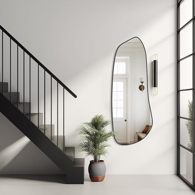 WallBeyond Irregular Wall Mirror, Asymmetrical Mirror Wall Mounted - Image 3