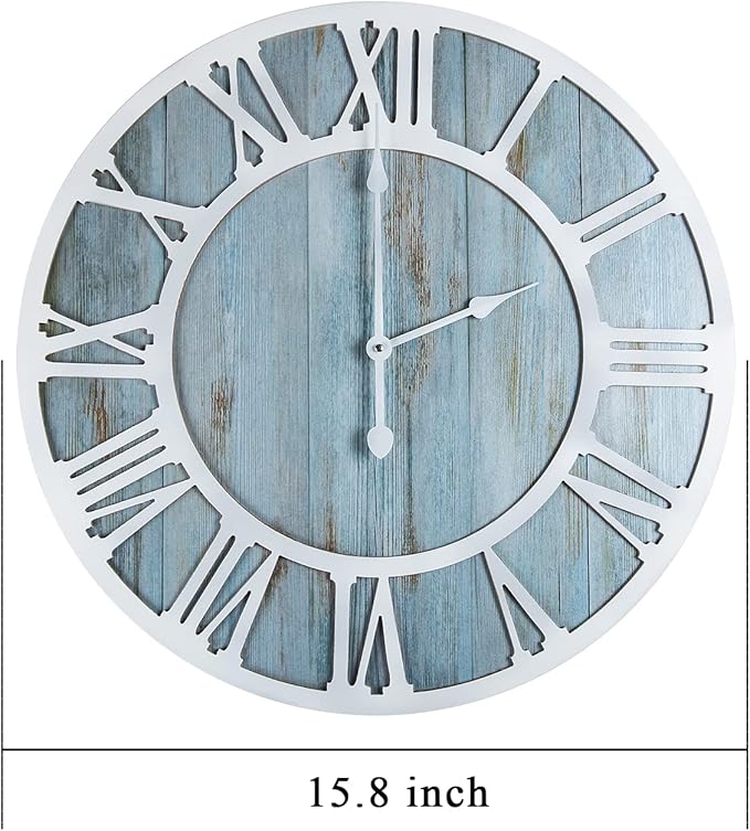 1st owned Wall Clocks for Living Room Decor, Round Silent Non Ticking, Modern - Image 3