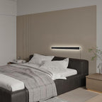 KELUOLY Modern Plug in Wall Lights, 31.4 inch Frosted Black LED Long Wall Sconce - Image 6