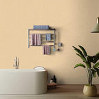 Abyssaly Gold Beige Wallpaper Peel and Stick 15.7" x 118" Removable Embossed - Image 6