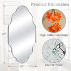 Scalloped Mirror for Bathroom - Image 2